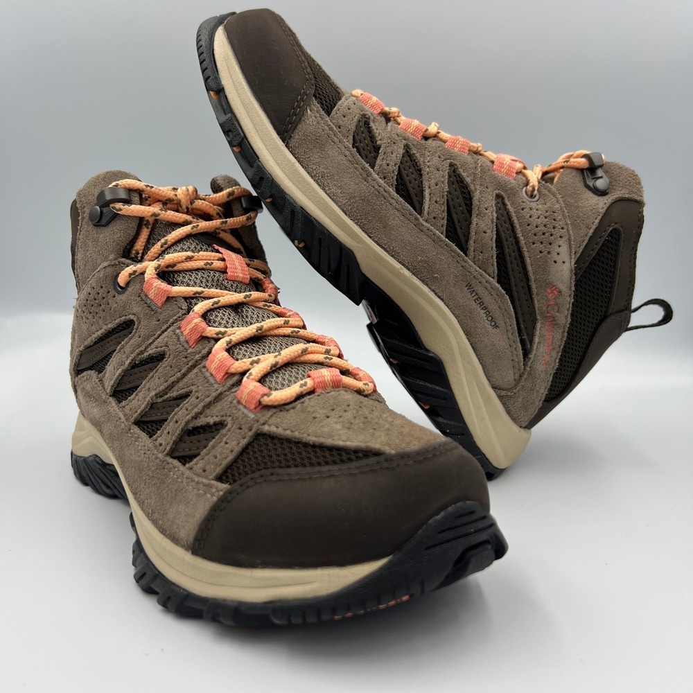 Columbia‎ Newton Ridge Women's Waterproof Trail Hiking Boots Brown Size 5W NWOB